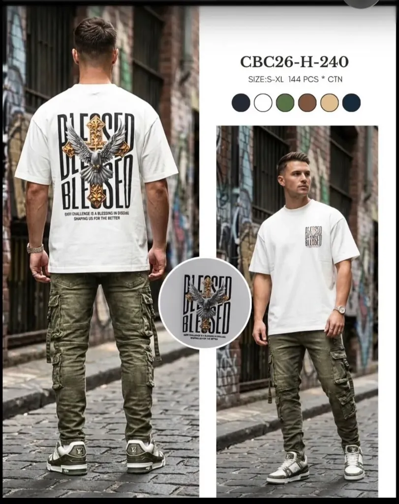 (DOCENA) FRANELA OVERSIZE (CBC) - BLESSED H-240