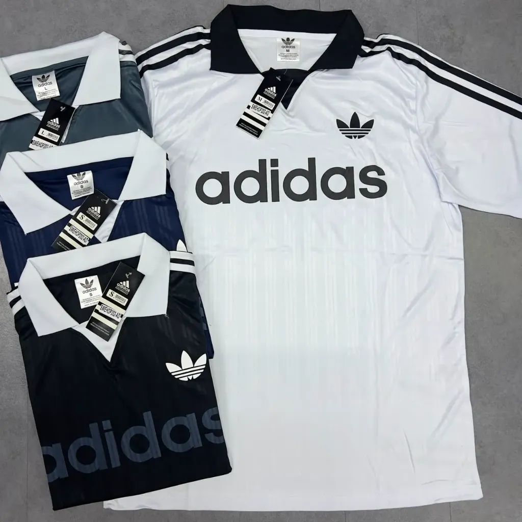 CHEMISE DEPORTIVA (ADIDAS) - 202-AD (S, NEGRO)