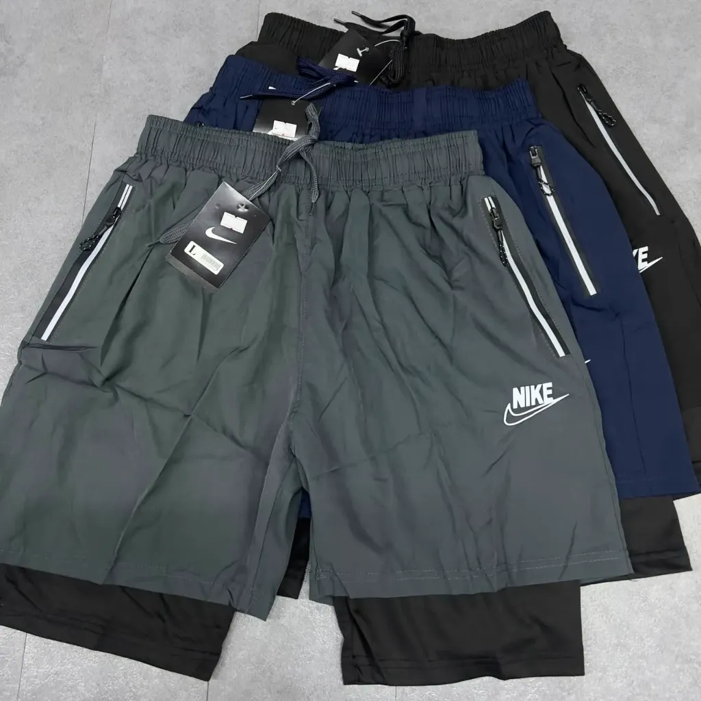 SHORT CON LICRA AAA (NIKE) - 203 (M, NEGRO)
