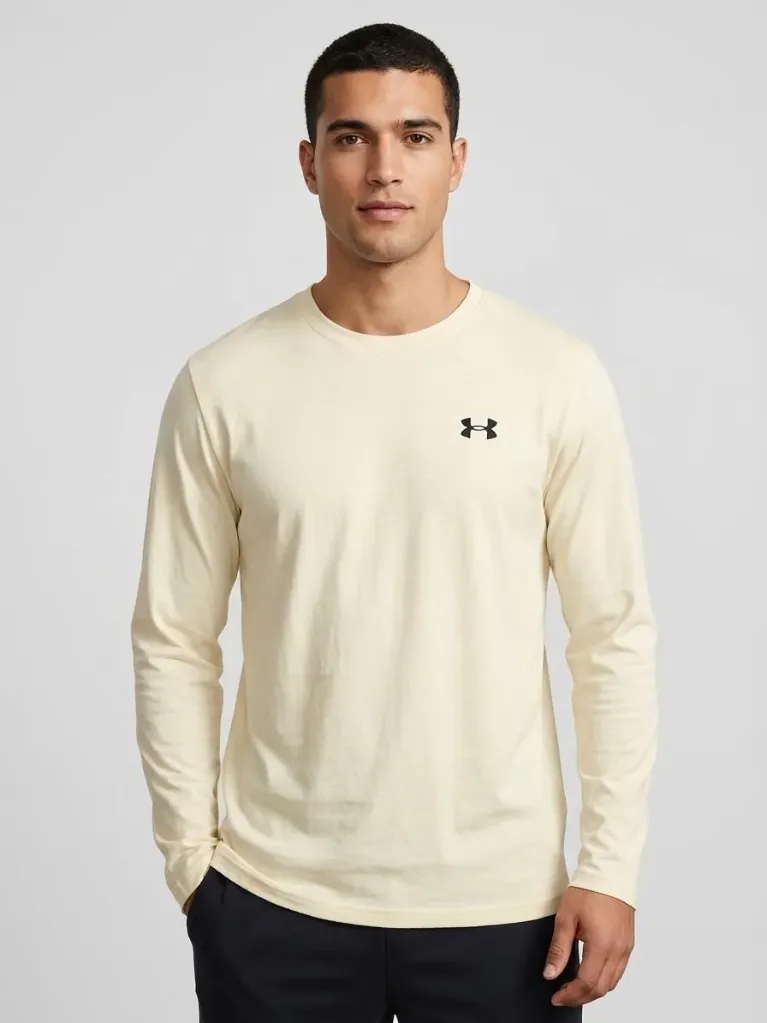 SUETER 100% ALGODON - UNDER ARMOUR (NEGRO, M)