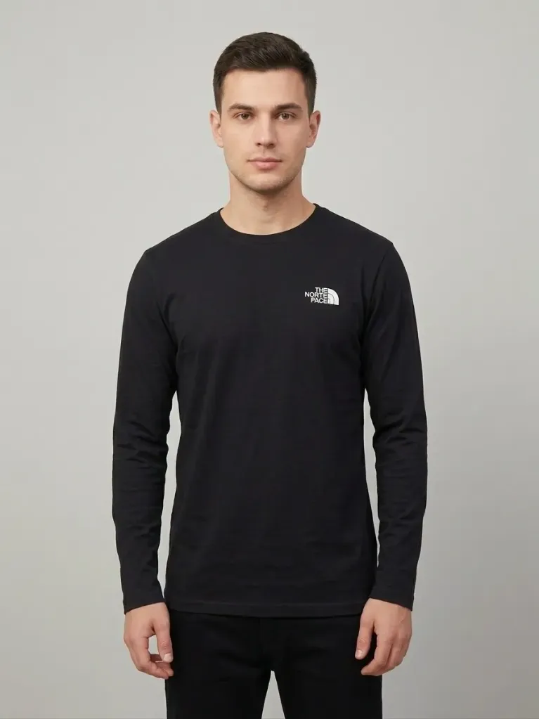 SUETER 100% ALGODON - THE NORTH FACE (M, NEGRO)