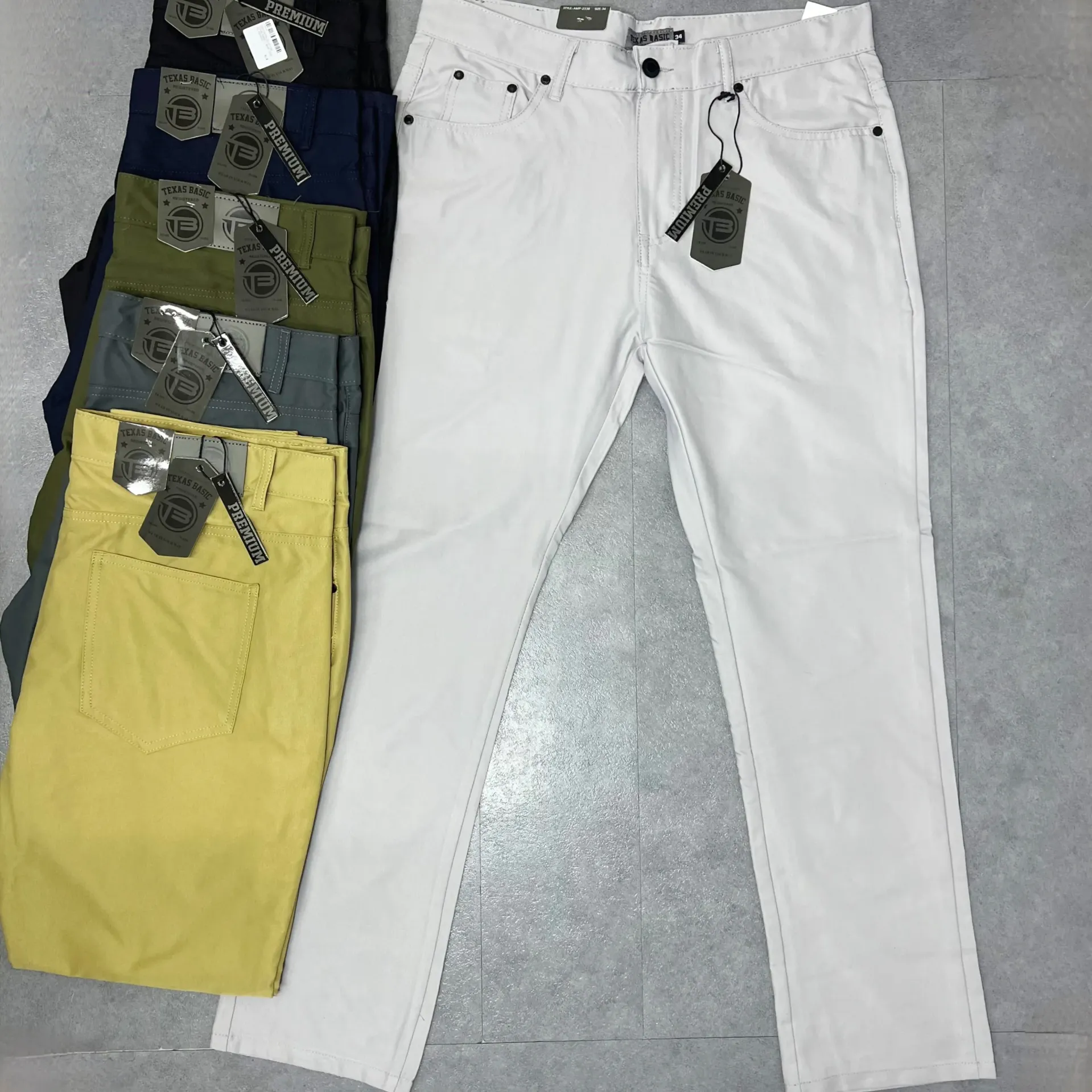(DOCENA) PANTALON DE VESTIR (TEXAS BASIC) - AMP-2338