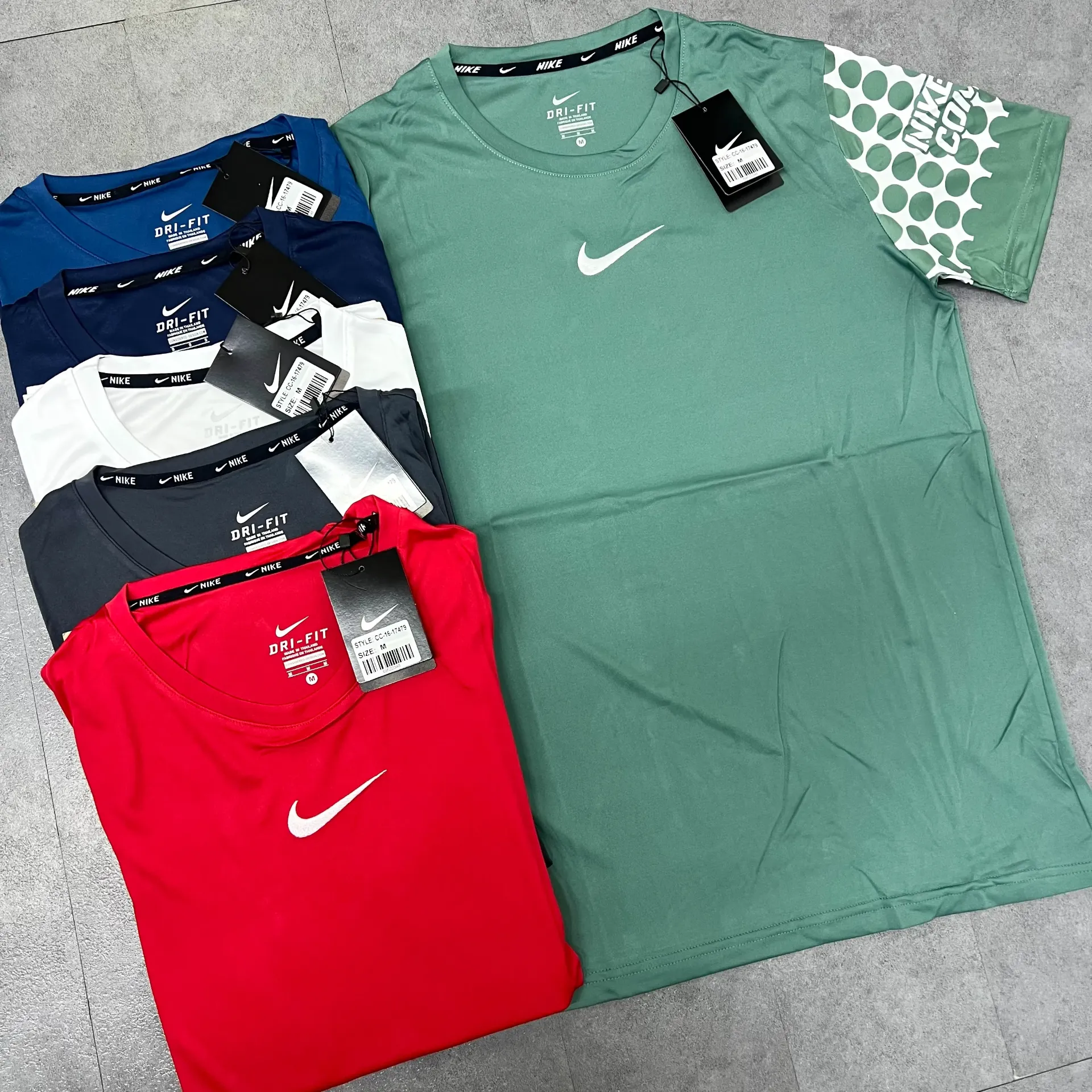 FRANELA DEPORTIVA AAA (NIKE) - 7479 (S, VERDE)