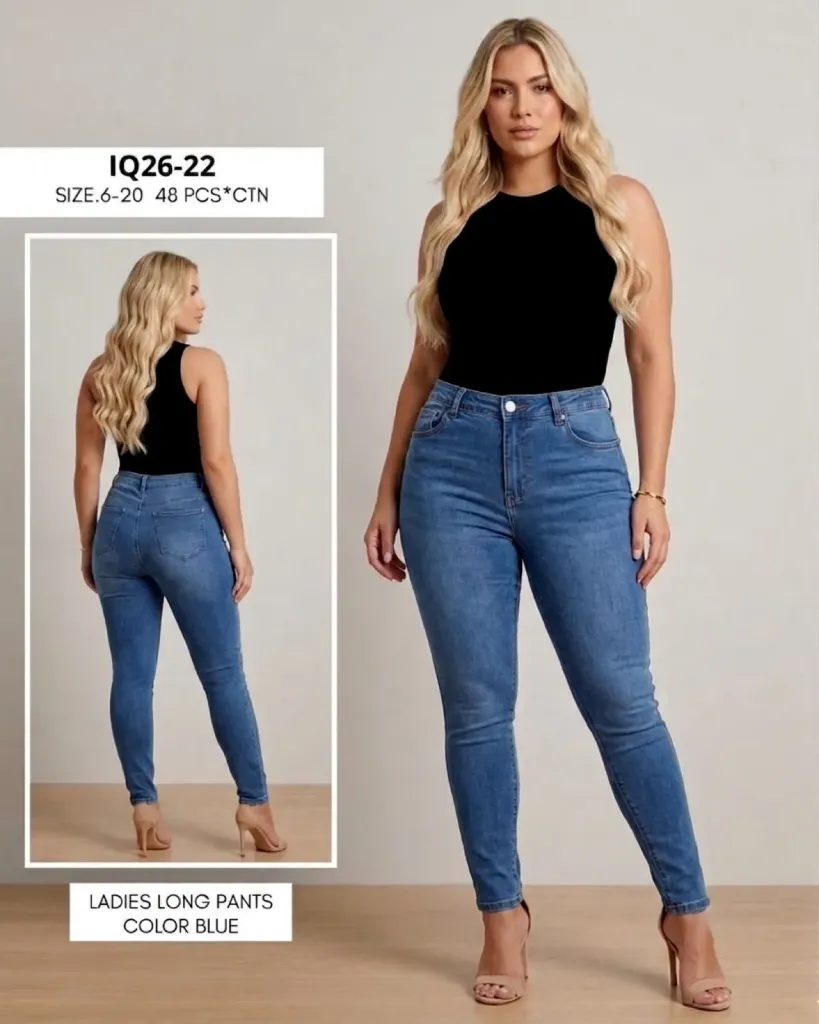 (DOCENA) JEANS DE DAMA - IQ26-22