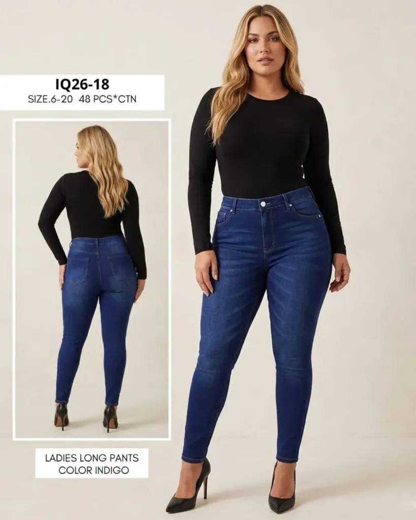 (DOCENA) JEANS DE DAMA - IQ26-18