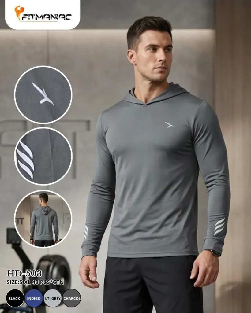 (DOCENA) SUDADERA CON CAPUCHA - HD-503