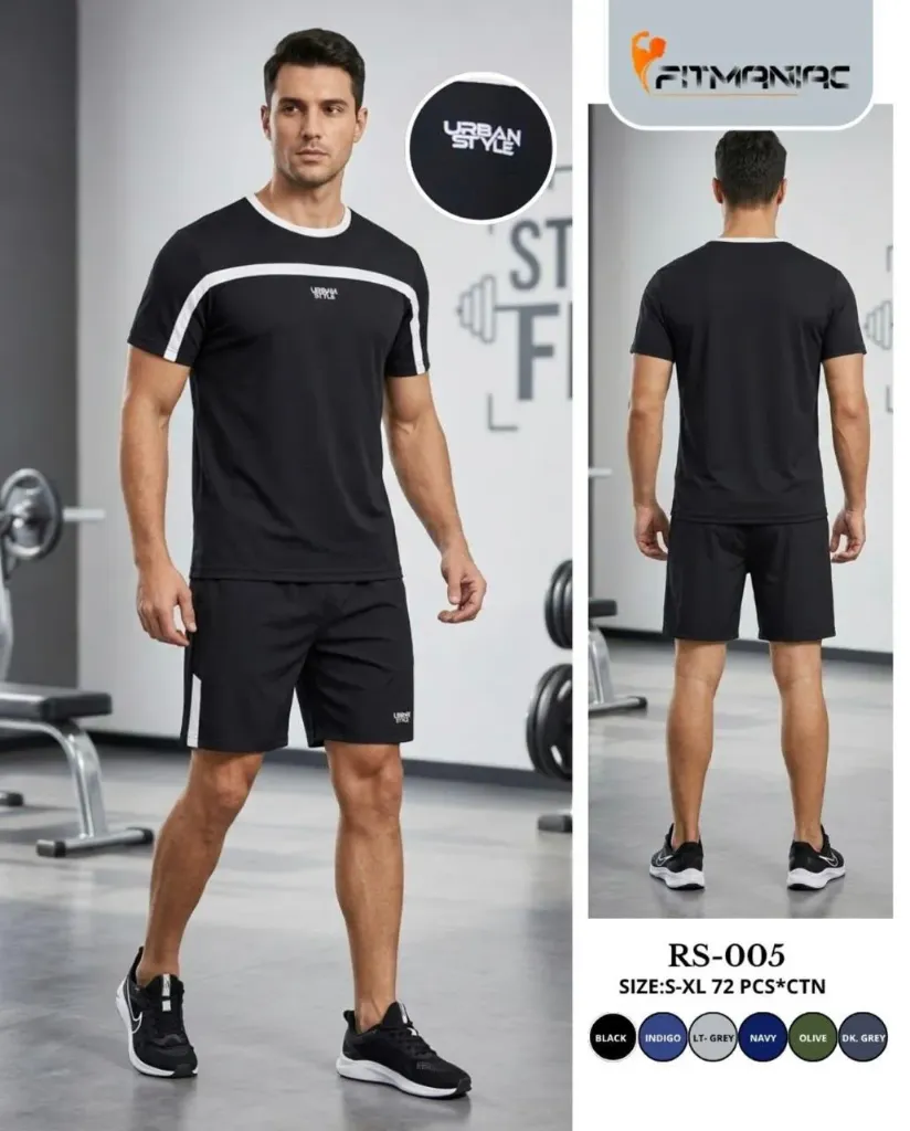 CONJUNTO DEPORTIVO - RS-005 (S, NEGRO)