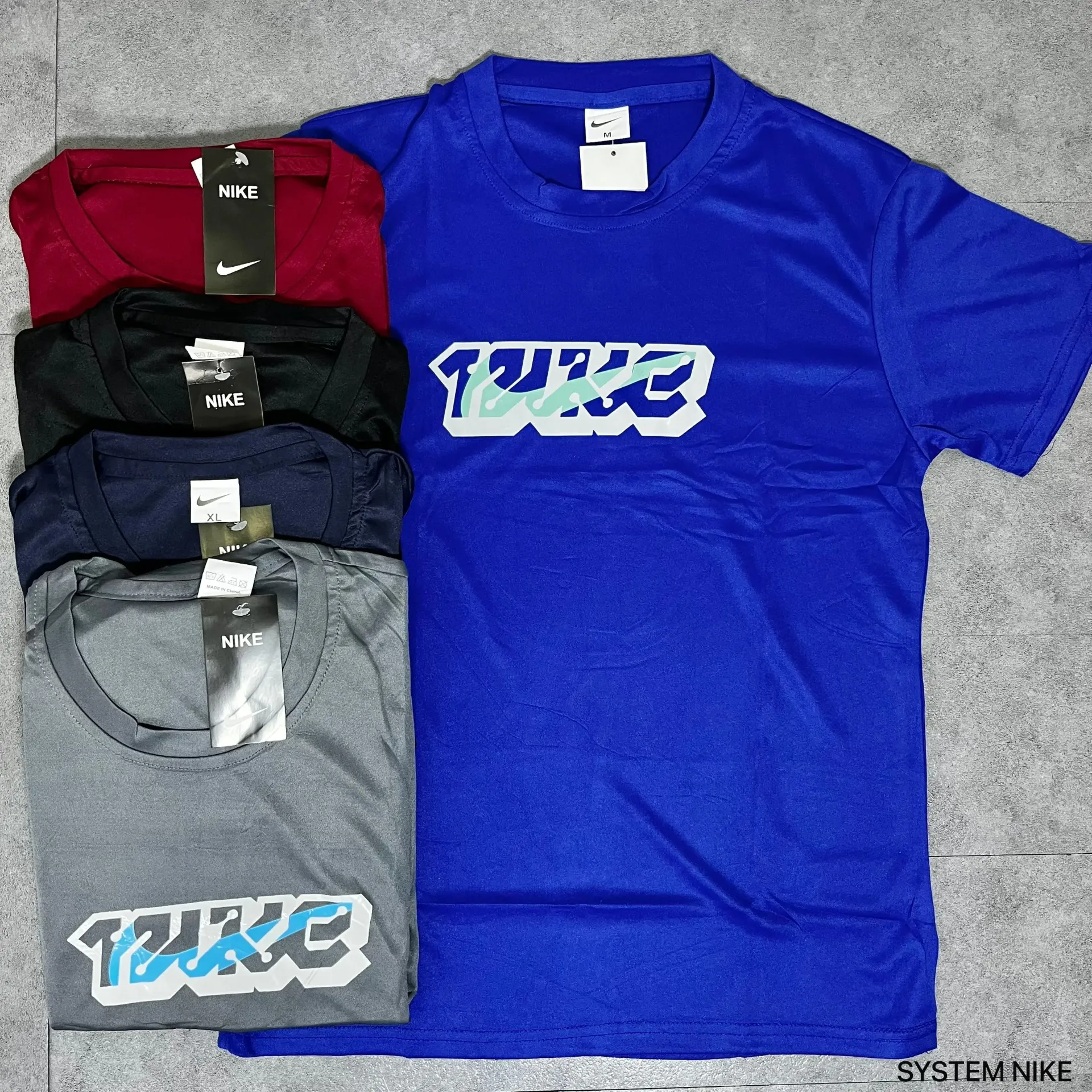 FRANELA DEPORTIVA PROMO - SYSTEM NIKE (M, NEGRO)