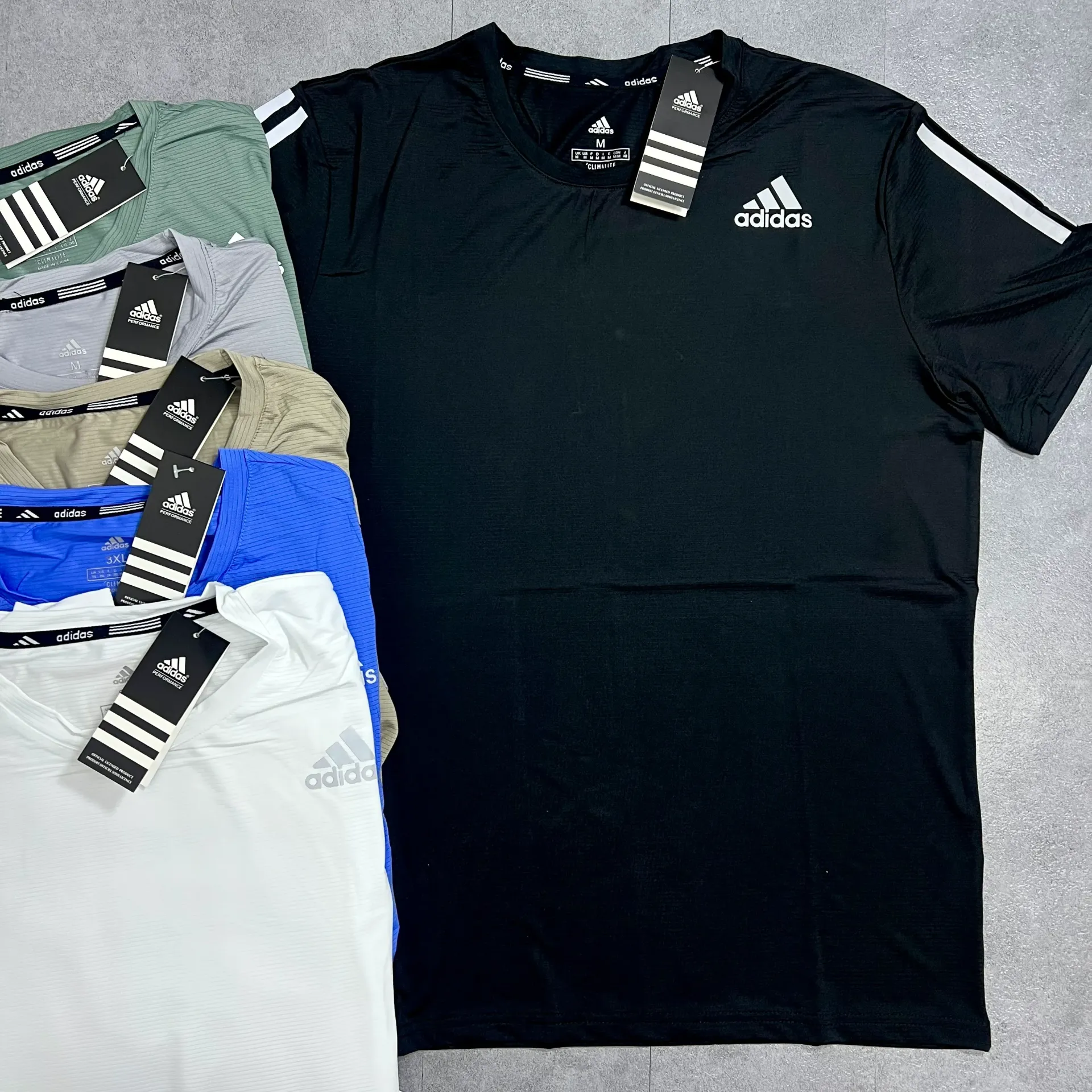 FRANELA DEPORTIVA AAA (ADIDAS) - 5015 (NEGRO, M)