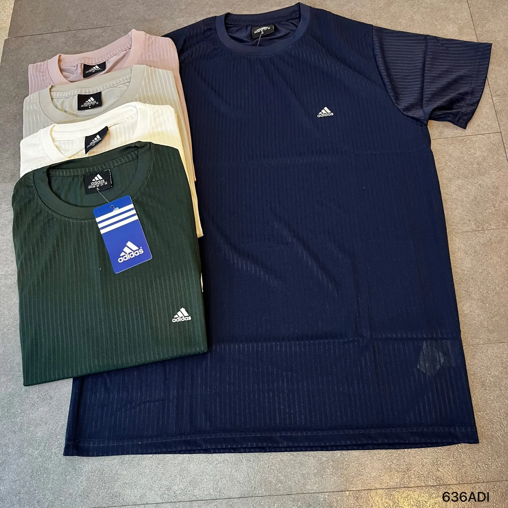 FRANELA DEPORTIVA STREETWEAR (ADIDAS) - 636ADI (S, GRIS CLARO)