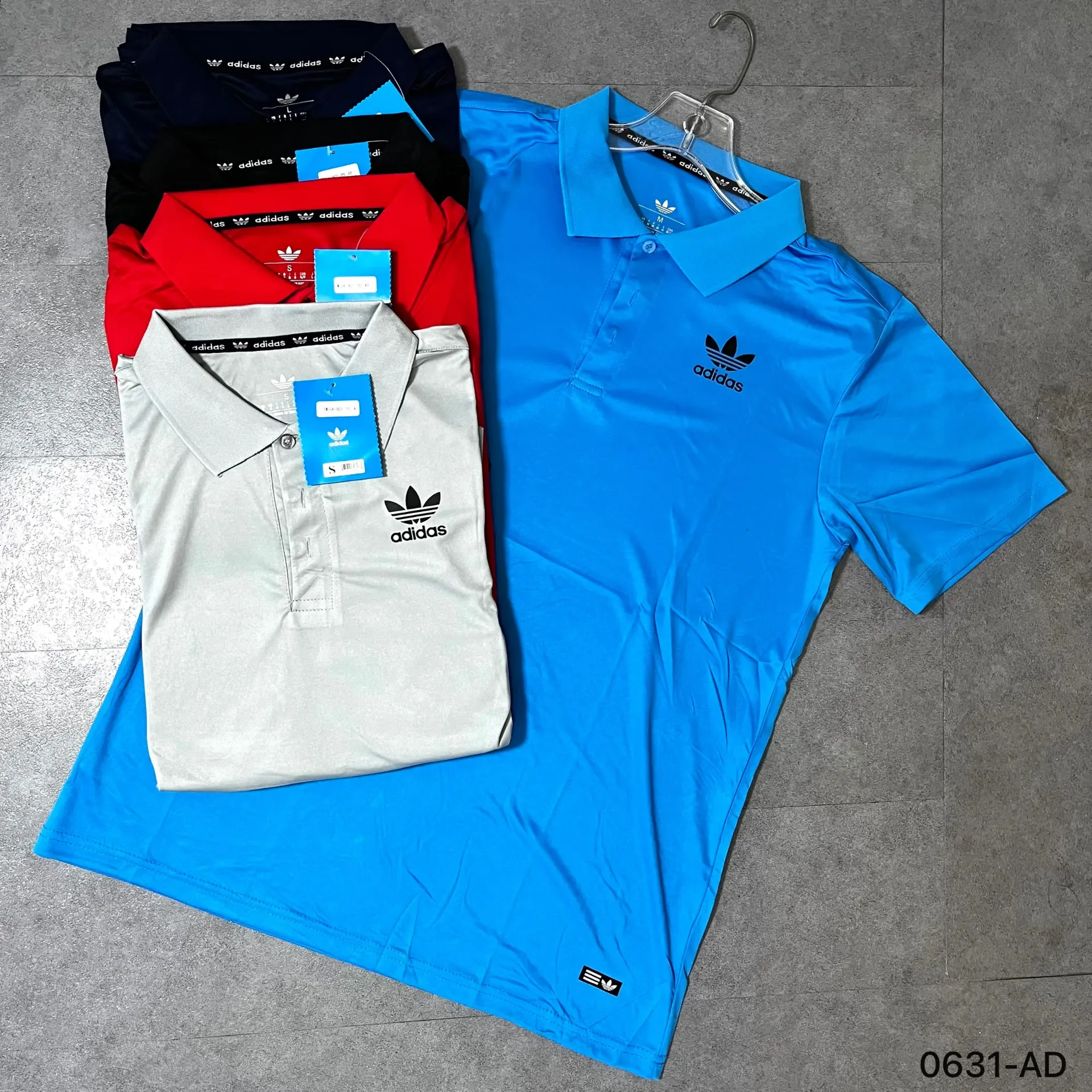 CHEMISE CABALLERO DRI-FIT (ADIDAS) - 0631-AD (S, NEGRO)