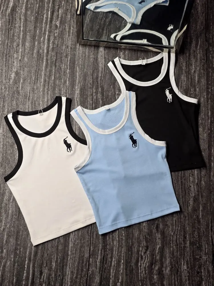 (DOCENA) BLUSA ACANALADA (POLO) - 151