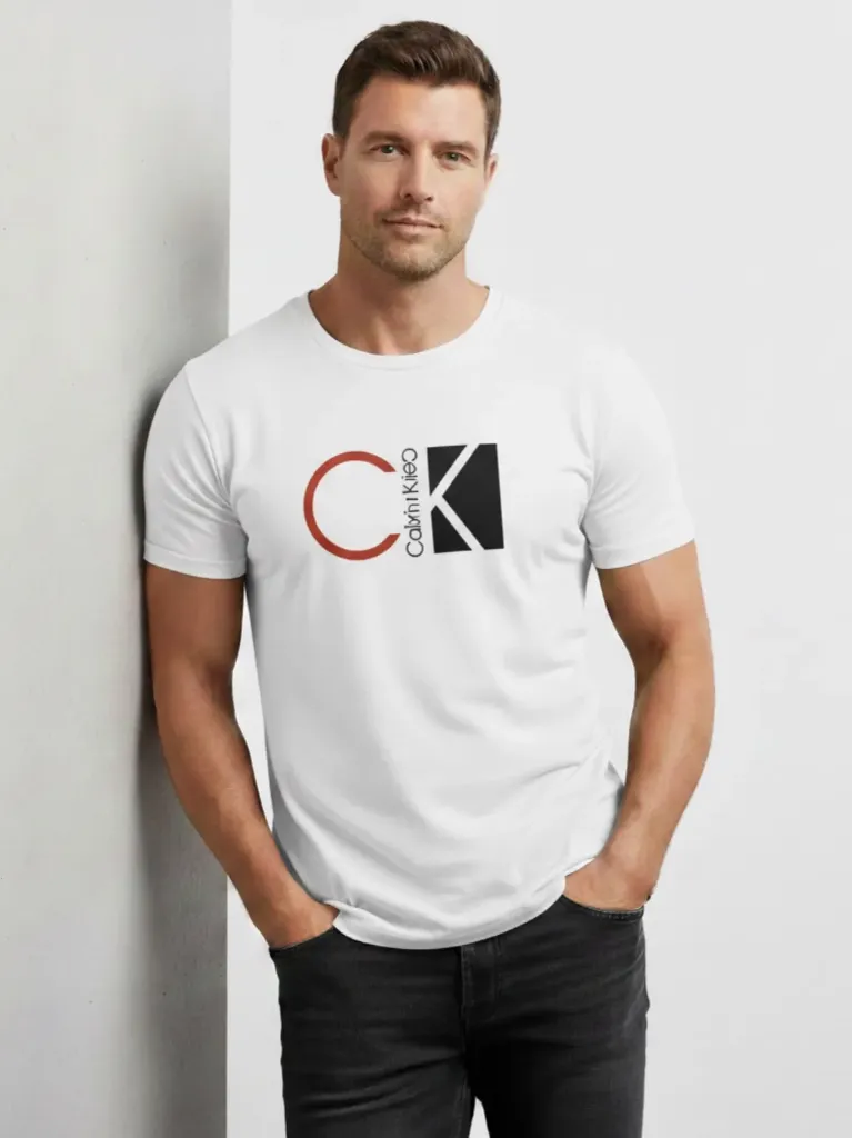(DOCENA) FRANELA DE ALGODON BASICA - CALVIN KLEIN CK