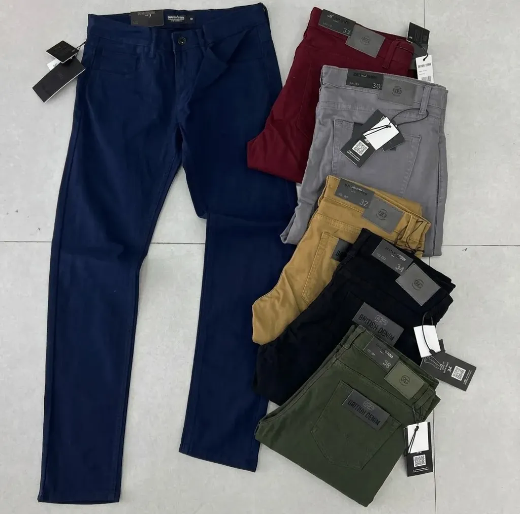 (DOCENA) PANTALON DE VESTIR (BRITISH DENIM) - 496 - 487