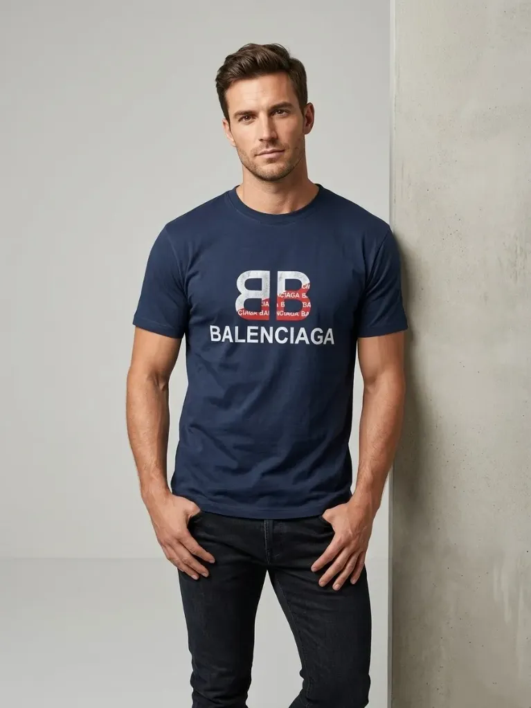 FRANELA DE ALGODON BASICA - BALENCIAGA
