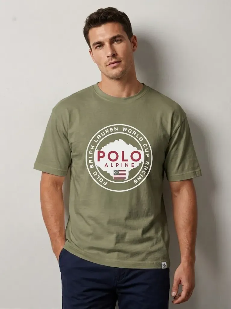 (DOCENA) FRANELA OVERSIZE DE ALGODON - POLO ALPINE